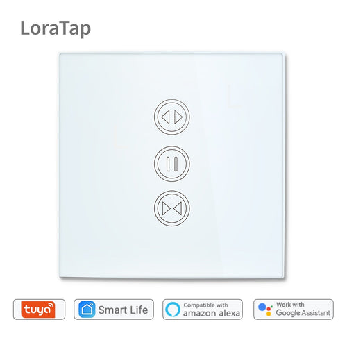 Tuya Smart Life WiFi Curtain Switch for Electric Motorized Curtain Blind Roller Shutter, Google Home, Amazon Alexa Voice Control